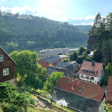 Haus Bergfriede Hotell Bad Schandau Exteriör bild