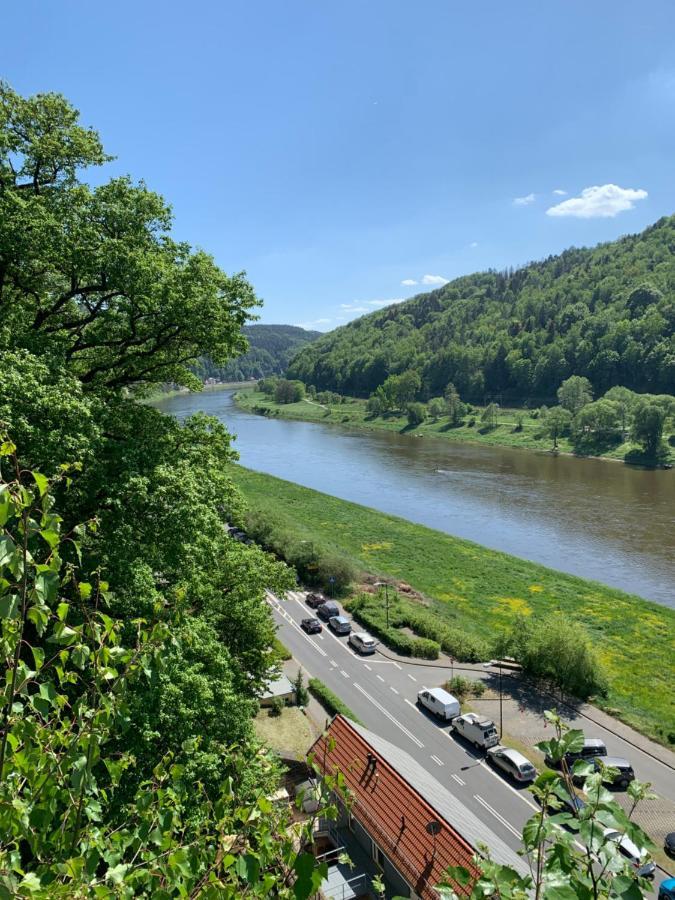 Haus Bergfriede Hotell Bad Schandau Exteriör bild