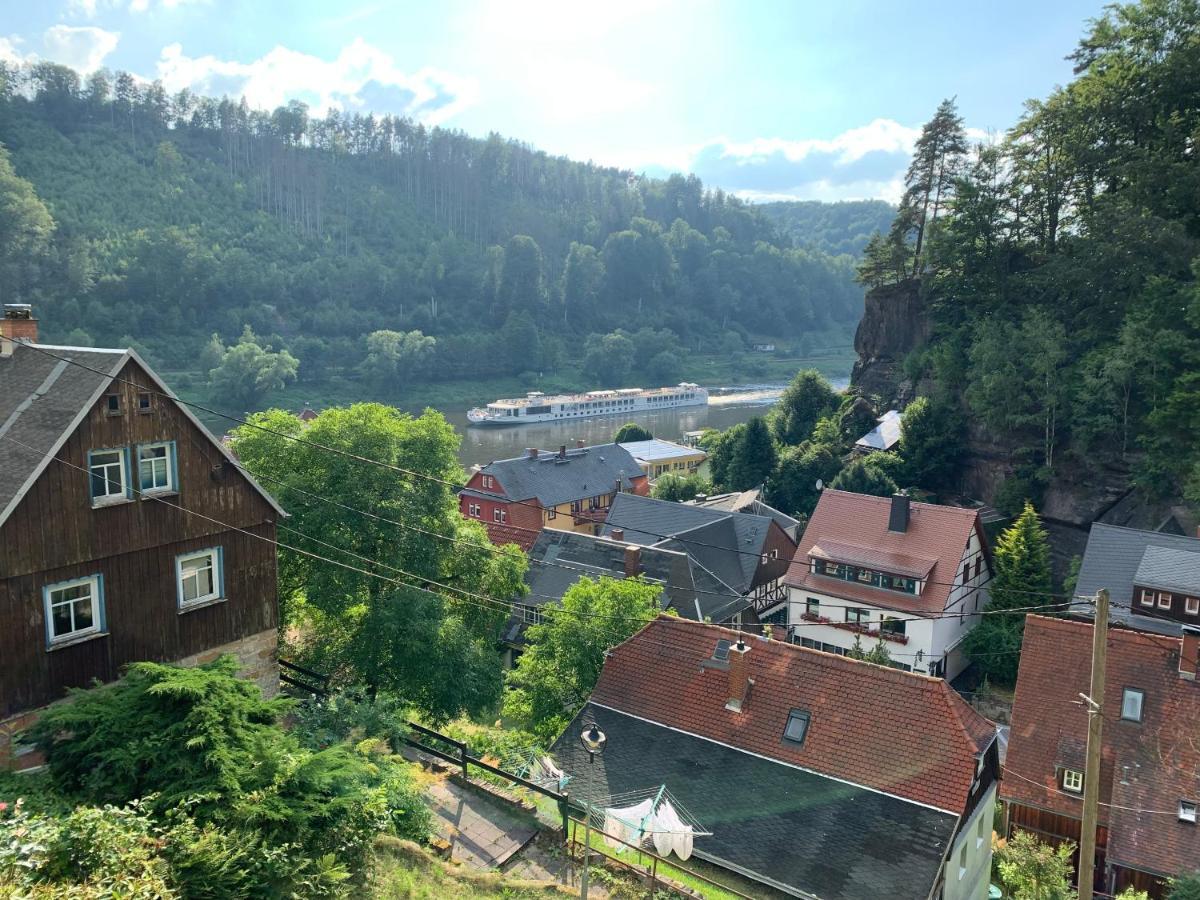 Haus Bergfriede Hotell Bad Schandau Exteriör bild