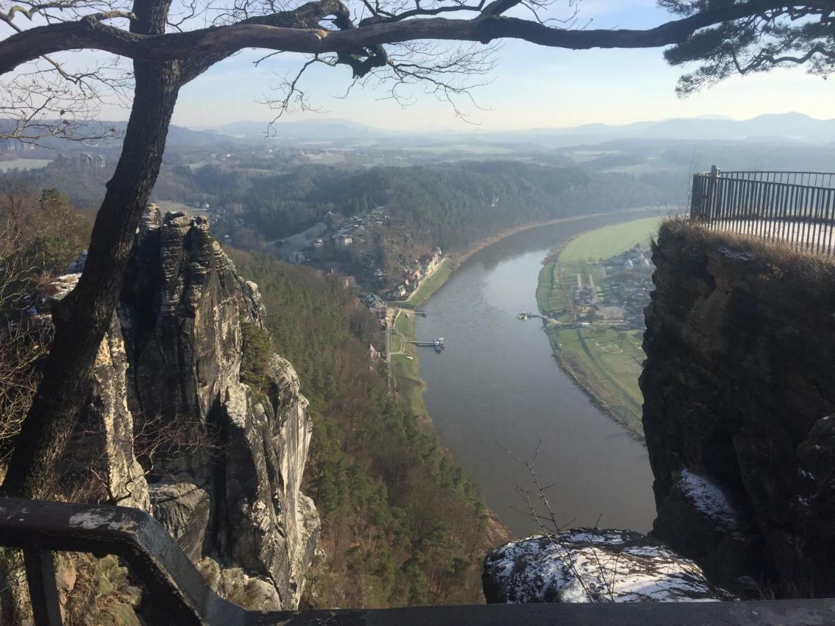 Haus Bergfriede Hotell Bad Schandau Exteriör bild