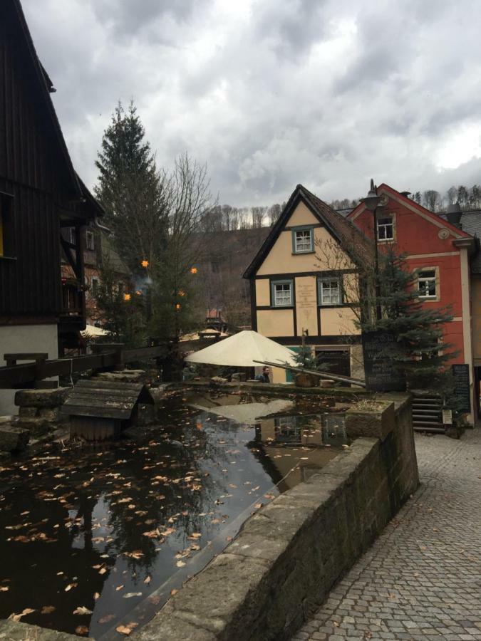Haus Bergfriede Hotell Bad Schandau Exteriör bild